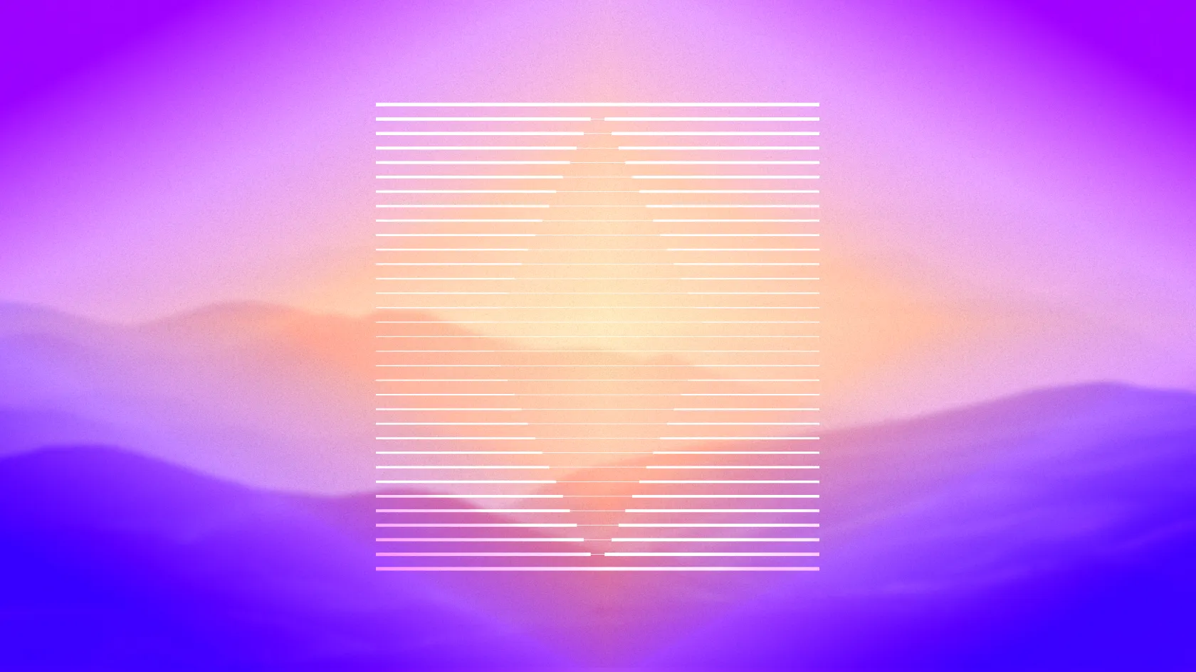 A smooth gradient transitioning from purple to warm orange tones