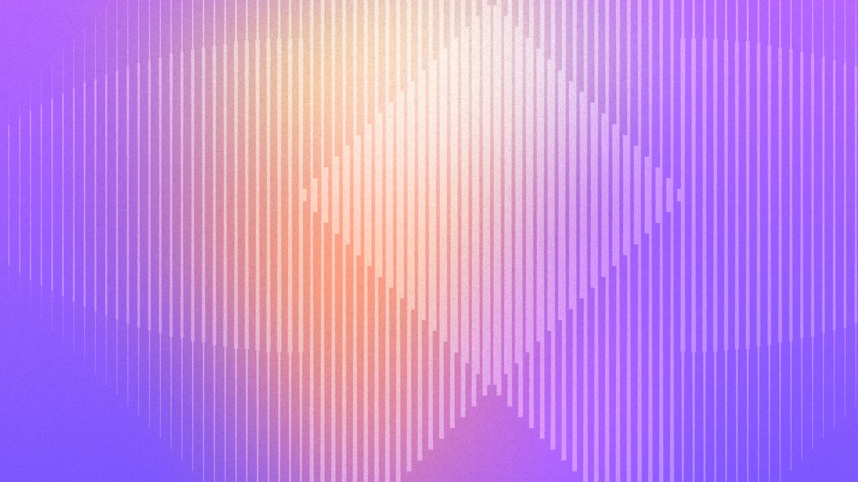 A smooth gradient transitioning from purple to warm orange tones